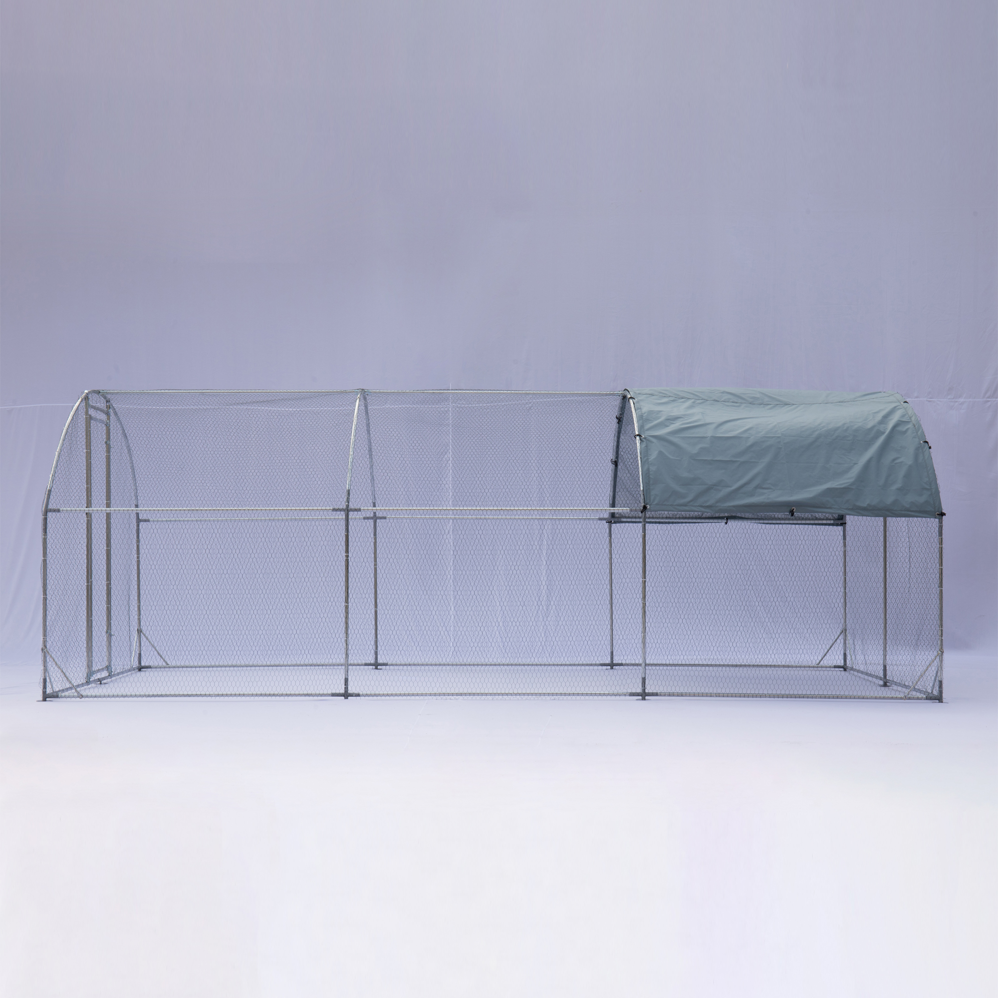 Large Outdoor Chicken Coop with Steel Wire Netting Waterproof UV for