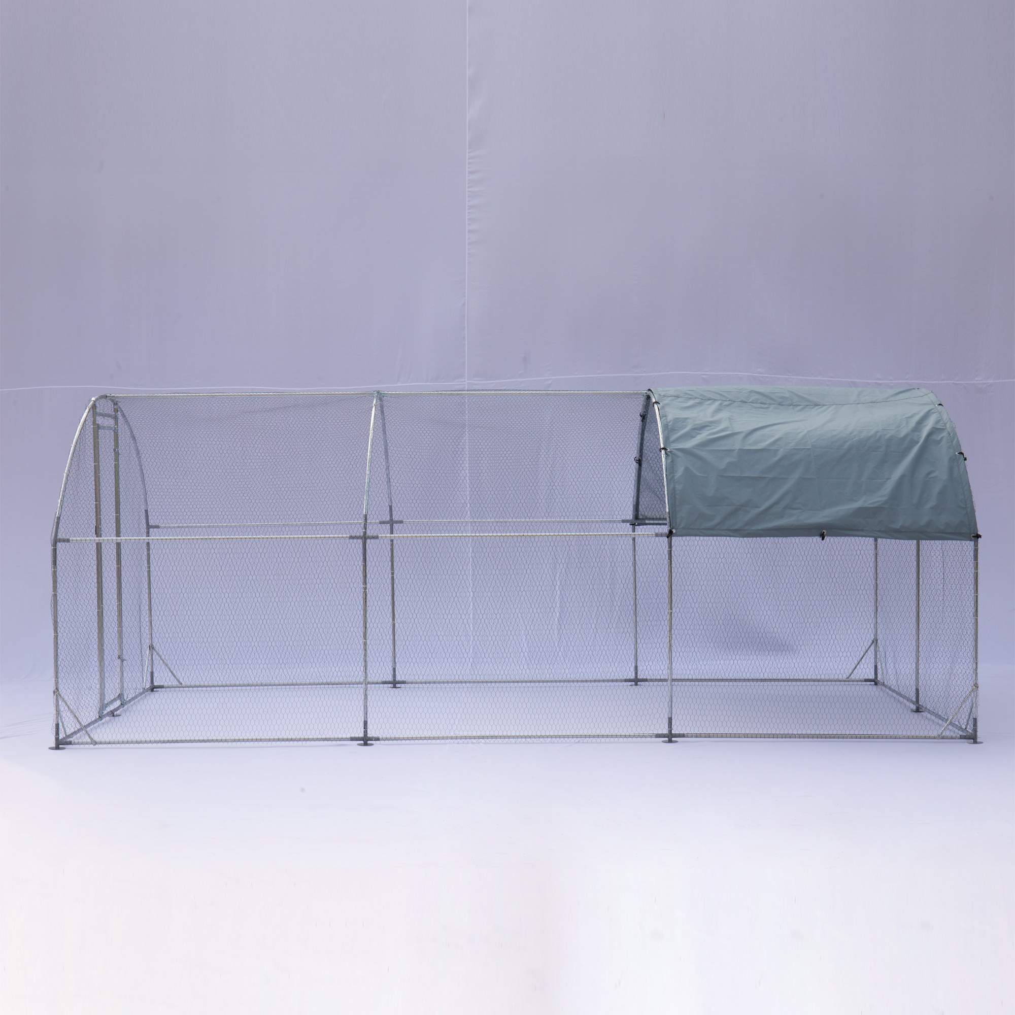 Large Outdoor Chicken Coop with Steel Wire Netting Waterproof UV for