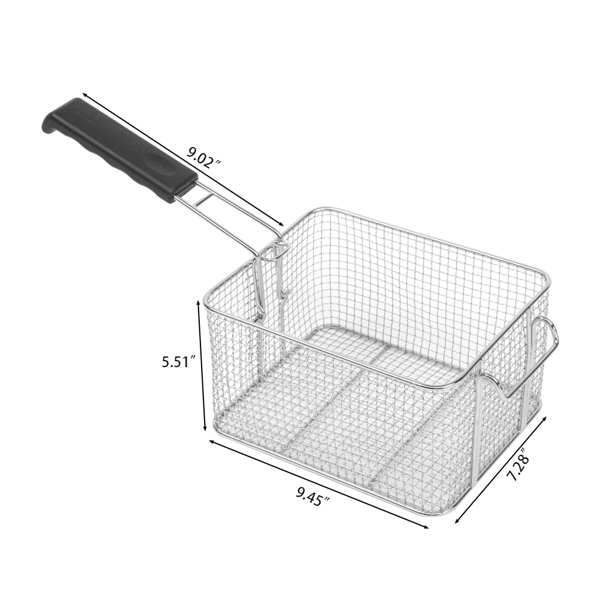  【替换旧编码30593745】美规 EH102V 110V 110V,3400W 24.9quart/23.6L 电炸锅 银色 不锈钢 双缸/定时/调温/ETL电源线-30