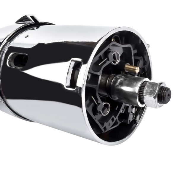 A3- 汽车转向柱 Chrome 30" Steering Column Hot Street Rod Tilt Automatic with Key and Adapter-12