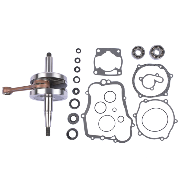 曲轴套件 Engine Bottom End Rebuild Kit Gaskets Crankshaft Seals for Yamaha YZ85 CBK0076-2