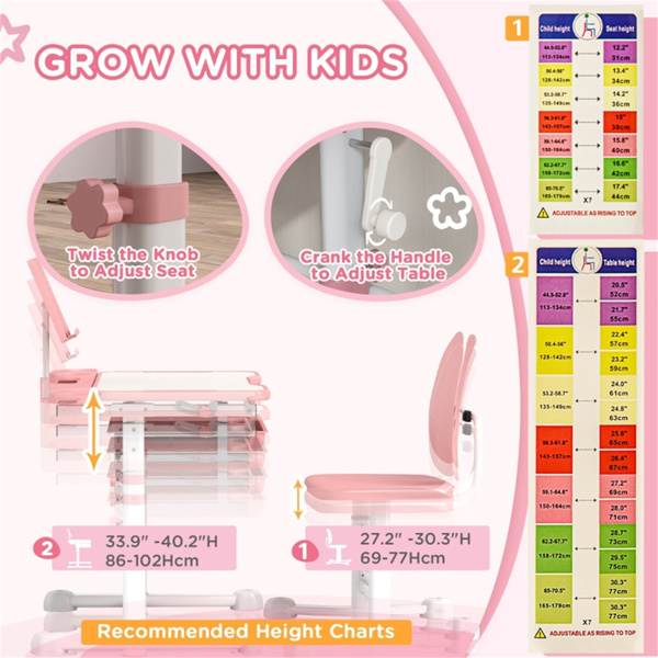 儿童桌椅套装（周末不发货）（ Amazon Shipping）（WalMart禁售）-5