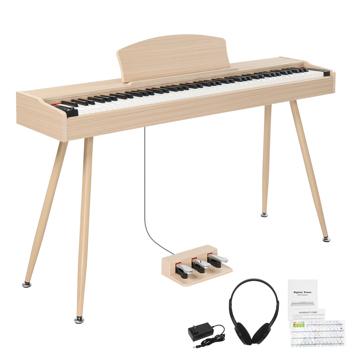【AM不售卖】 GDP-203 88键重锤键盘 嵌入式支架款 自然科技木 电钢琴 英国