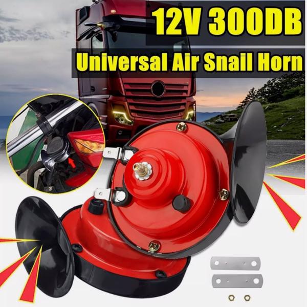 2PC 12V 300DB超级扬声器火车空气喇叭防水摩托车汽车卡车SUV船-4