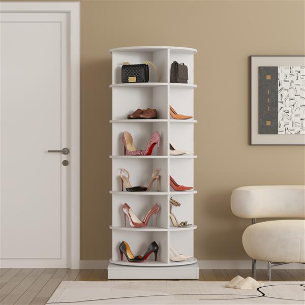 360 Rotating shoe cabinet 6 layers-6