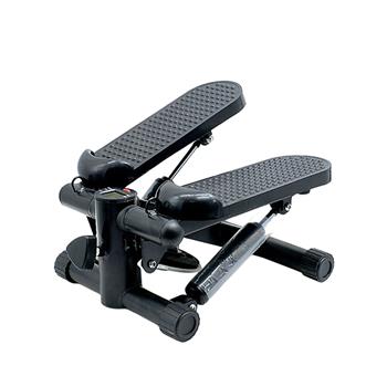 迷你健身踏步机 - 300 磅承重能力，带液晶显示器的液压健身踏步机