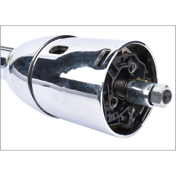 A3- 汽车转向柱 Chrome 30" Manual Tilt Steering Column Floor Shift GM Universal w/ Key+Adapter-14