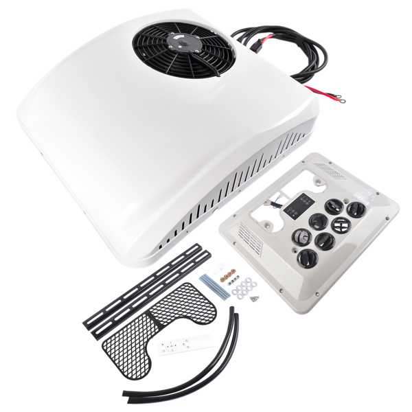 顶置空调 NEW 12V RV Air Conditioner Electric Rooftop Ac Unit for RV Caravan Trailer-5