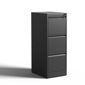 3 抽屉金属立式文件柜（带锁） 办公室 家用 钢制立式文件柜（适用于 A4 Legal/Letter 尺寸 