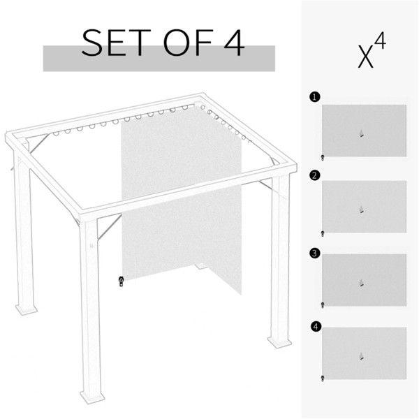 凉亭侧墙 -AS （ Amazon Shipping）（WalMart禁售）（周末不发货）-4