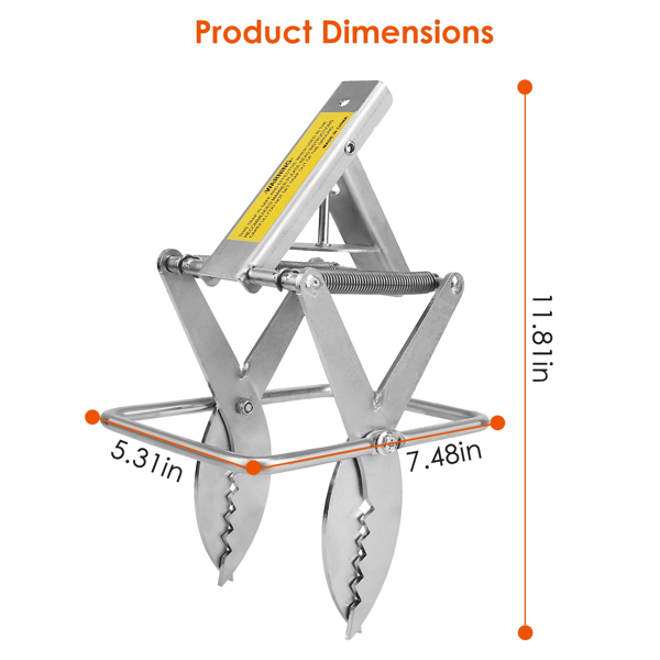 2PCS 简易安装捕鼠器（周末不发货）-8