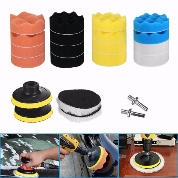 22pcs car polishing waxing sponge pad-18