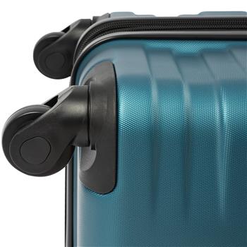 行李箱带 TSA Lock 万向轮硬壳可扩展行李箱旅行手提箱随身行李箱 ABS 24 英寸