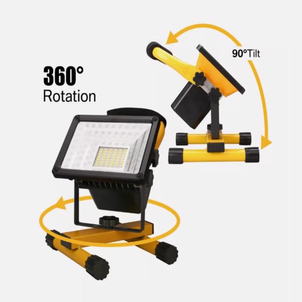 LED Rechargeable Radio Work Site Hongguang Mobile Camp Light-8