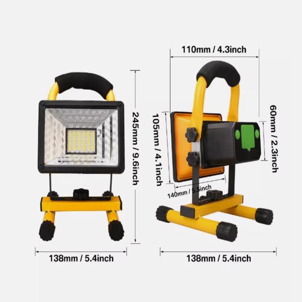 LED Rechargeable Radio Work Site Hongguang Mobile Camp Light-10