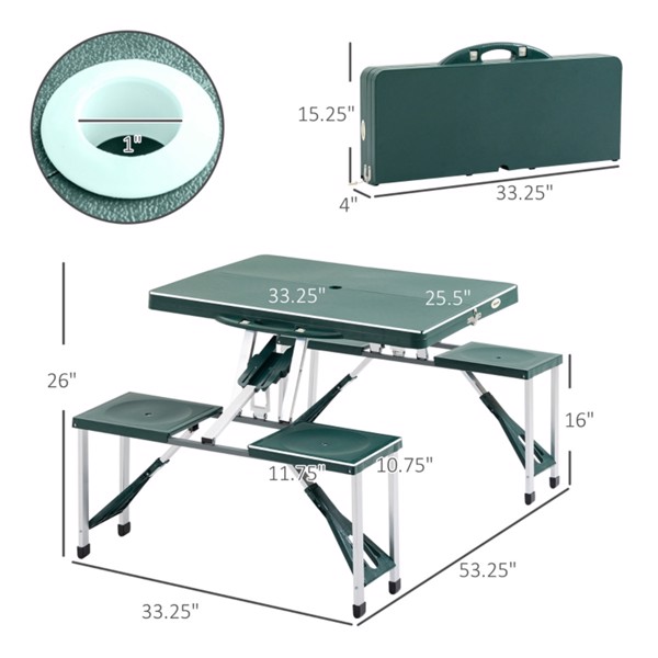 Portable Camping Table/Dining Table (Amazon Shipping) (WalMart Banned) (No Weekend Shipping) - 10