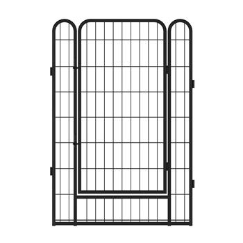 16 片重型金属游戏围栏，带门，39.37 英寸高，狗栅栏，宠物运动围栏，户外使用