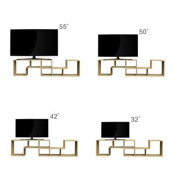 双 L 型橡木电视柜、展示架、书柜，适用于家具，橡木