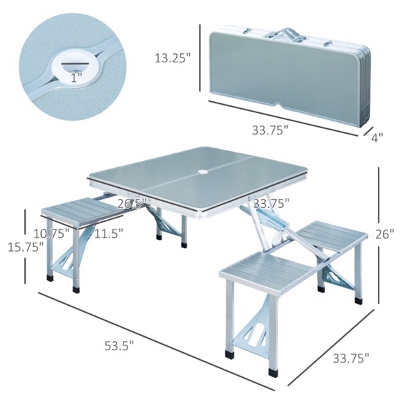 便携式露营桌/餐桌 （ Amazon Shipping）（WalMart禁售）（周末不发货）-5