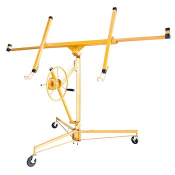 石膏板升降机 石膏板提升机 面板提升千斤顶升降机 11 英尺黄色