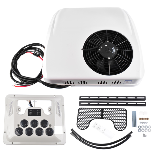 顶置空调 NEW 12V RV Air Conditioner Electric Rooftop Ac Unit for RV Caravan Trailer-4