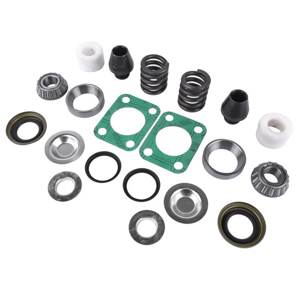 主销轴承修包 Front Axle King Pin Rebuild Kit for Chevy GMC K3500 Bearing Bushing Spring Seal-5