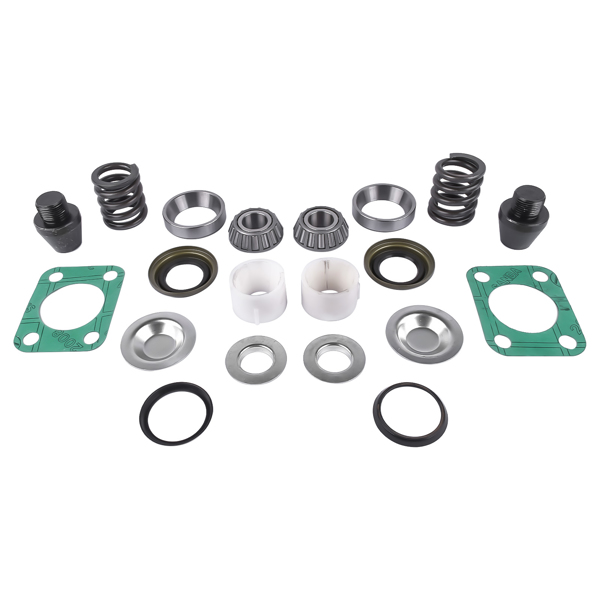 主销轴承修包 Front Axle King Pin Rebuild Kit for Chevy GMC K3500 Bearing Bushing Spring Seal-3