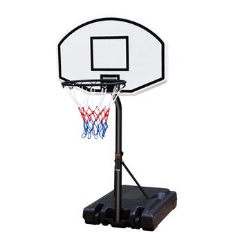 便携式泳池边篮球架系统泳池篮球架高度可调 3.1 英尺 - 4.7 英尺，带 36 英寸篮板，适合室内室外使用