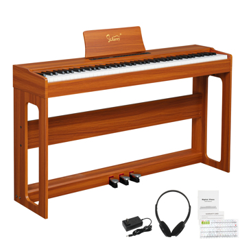 【AM不售卖】Glarry GDP-104/A-815 88键重锤键盘 无盖立式 胡桃木 电钢琴 英国