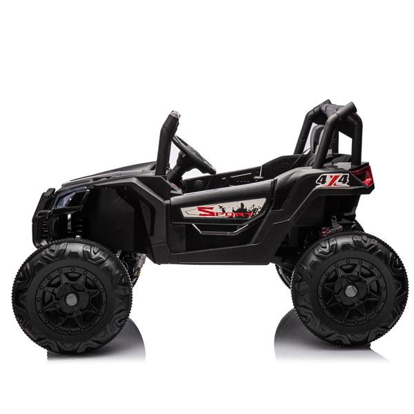 24V 儿童乘坐 XXL UTV 车，2 座，配有两条安全带，并排 4x4 越野卡车，配有家长遥控器，电池供电的电动车，具有高低速功能，两条安全带。-14