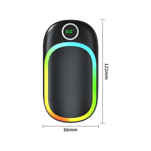 暖手器可充电便携式：10000mAh 暖手器带彩灯，1件装迷你电动暖手器，加热取暖器适用于户外露营冬季礼物男女（周末不发货）-7