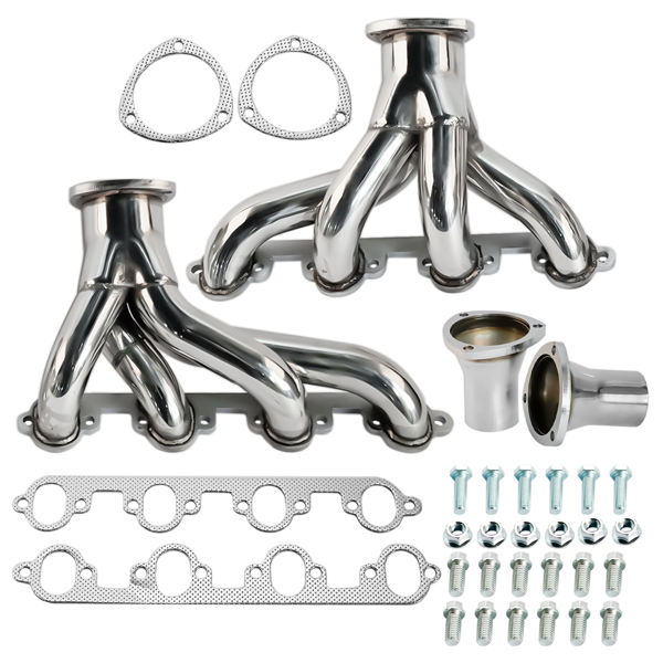  排气歧管 Stainless Manifold for Ford Custom Galaxie Ranchero Thunderbird 429 460 7.0 7.5L-4