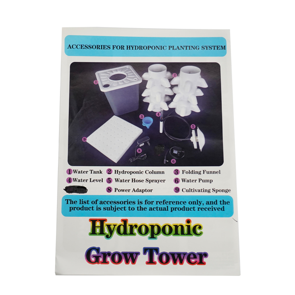 A3-白色水培种植系统 White 30 Pod Hydroponic Growing System Outdoor Indoor Garden Vegetable Plant with Pump and Tank Vegetable Plant Gift for Gardening Lover-9