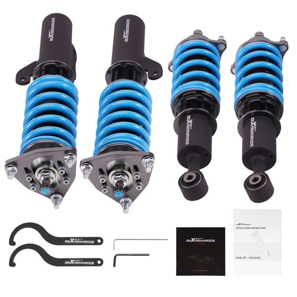 减震器MaXpeedingrods Suspension Coilovers Adj. Damper & Camber Plate for Lancer 08-16-1