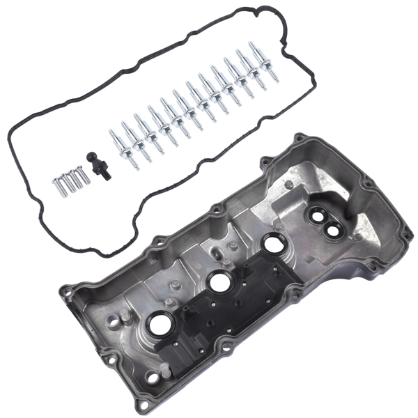 气门室盖 Aluminum Engine Valve Cover w/ Gasket Right for DL3Z6582C Ford F-150 3.5L 13-16-8