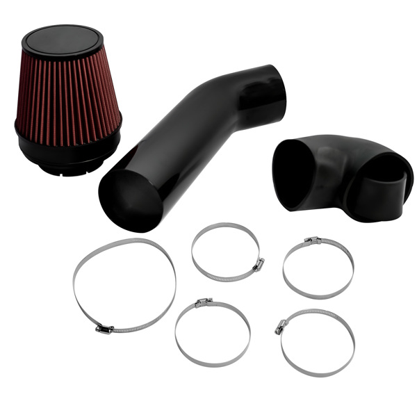 冷气进气套件 4 Inch LS Swap Cold Air Intake Kit w/ Filter for LSX LS1 LS2 4.8L 5.3L 5.7L 6.0L-4