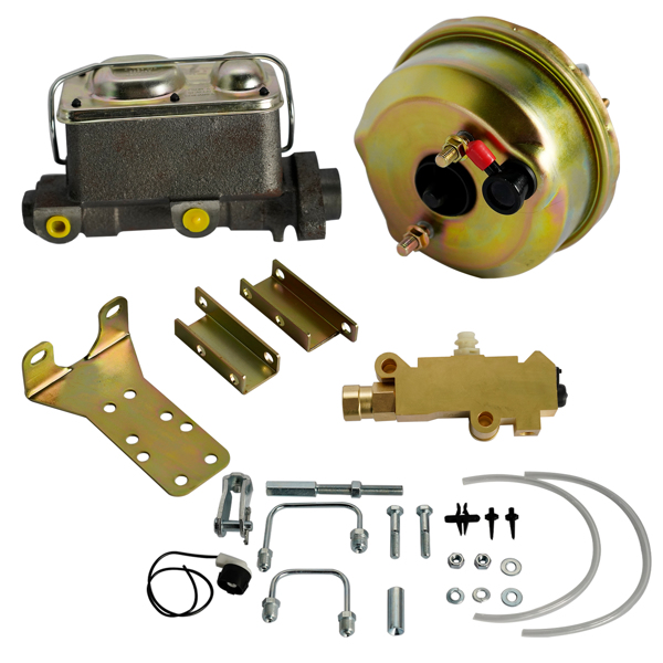 刹车总成 Power Brake Booster Master Cylinder Kit 7" for 1964-1966 Ford Mustang 1960-1966 Ford Falcon-4