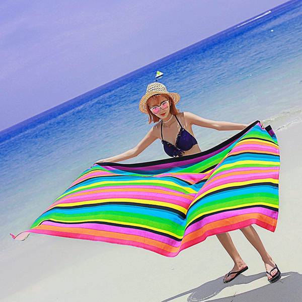 Striped beach towel-23