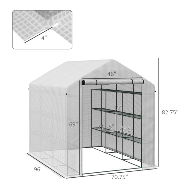 mini 温室棚 （ Amazon Shipping）（WalMart禁售）（周末不发货）-2