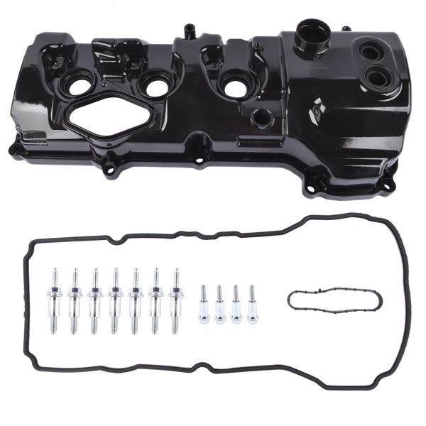 气门室盖 Left Valve Cover w/ Gasket BL3Z-6582-H for Ford TRANSIT-150 3.5L 15-22 Aluminum-5