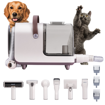 宠物吸尘器Dog Clipper with 6-in-1 Professional Pet Care Set, 2.5L cats & dogs hair remover