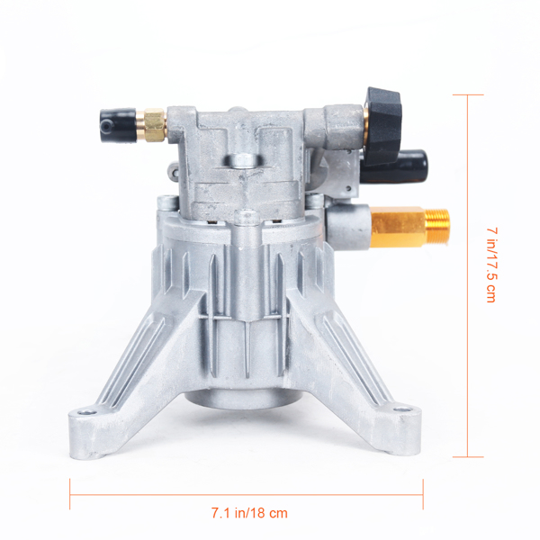 3000PSI 垂直 7/8“ 高压清洗机 铝制斜盘泵-6