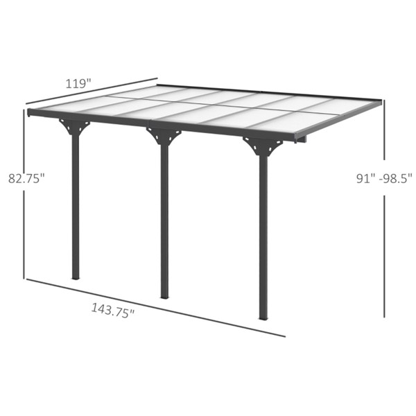 12' x 10' 凉亭 （周末不发货）-5