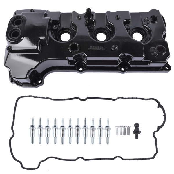 气门室盖 Aluminum Engine Valve Cover w/ Gasket Right for DL3Z6582C Ford F-150 3.5L 13-16-6