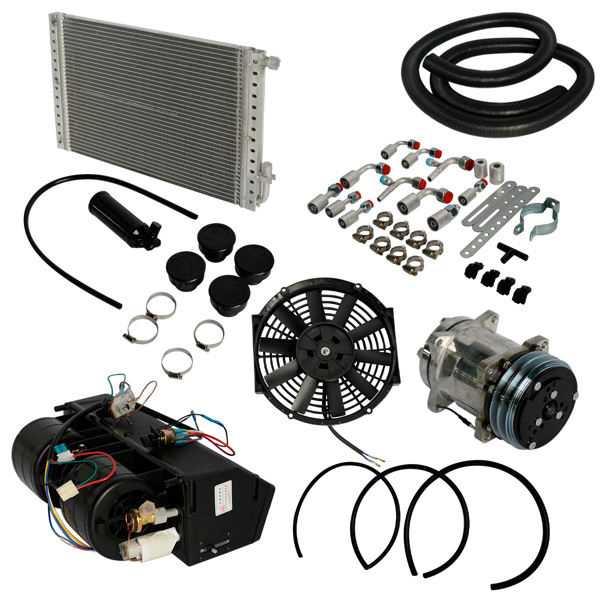 A/C套件 Universal Air Conditioning Kit Under Dash E-404-000 A/C 12V with Quick Fit System Cool Only-7