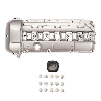 气门室盖 Aluminum Valve Cover with Gasket 11121432928 for BMW 323i 325i 328i 330i 525i 528i X5 M52 M54