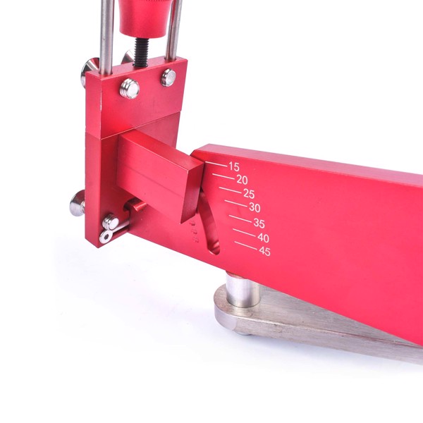 磨刀器 5005 Model Sharpener Lawn Mower Blade Sharpener for Straight & Standard Blades 15°-45° Adjustable Red-5