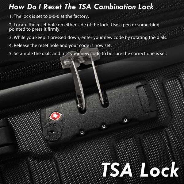 行李箱带 TSA Lock 万向轮硬壳可扩展行李箱旅行手提箱随身行李箱 ABS 28 英寸-1