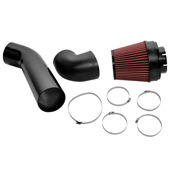 冷气进气套件 4 Inch LS Swap Cold Air Intake Kit w/ Filter for LSX LS1 LS2 4.8L 5.3L 5.7L 6.0L