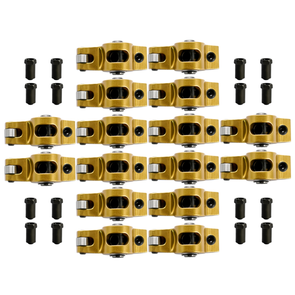 摇臂 396 427 454 BBC Big Block Chevy Aluminum Roller Rocker Arms 1.7 Ratio 7/16" Stud-7